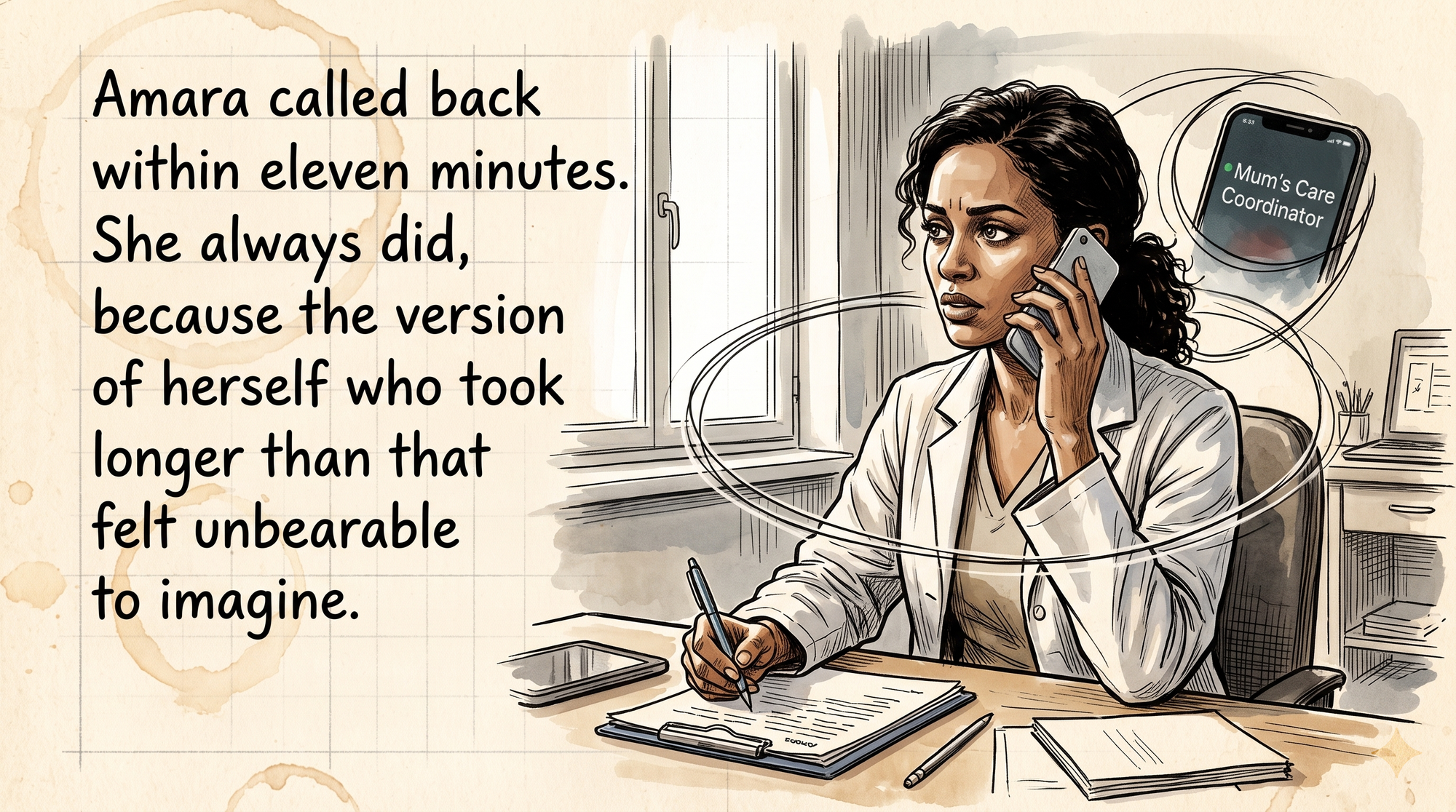 She Always Called Back Within Eleven Minutes.